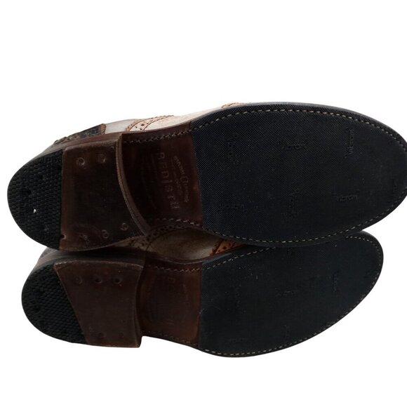 Bed Stu Lita Cobbler Wingtip Brogues Oxford Loafers Size 8.5 Leather Distressed - Picture 8 of 16